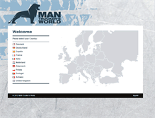 Tablet Screenshot of man-truckers-world.dk
